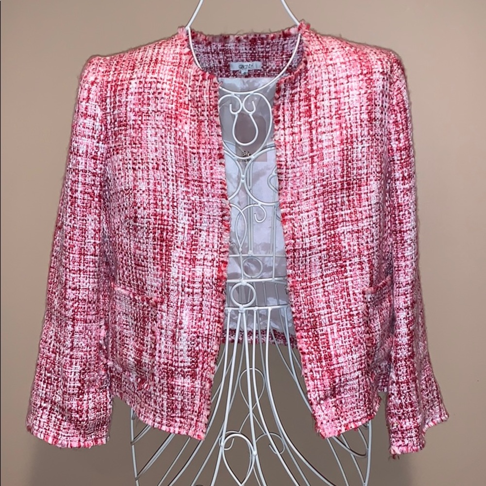 Cache Tweed Pink Jacket 8 - image 1